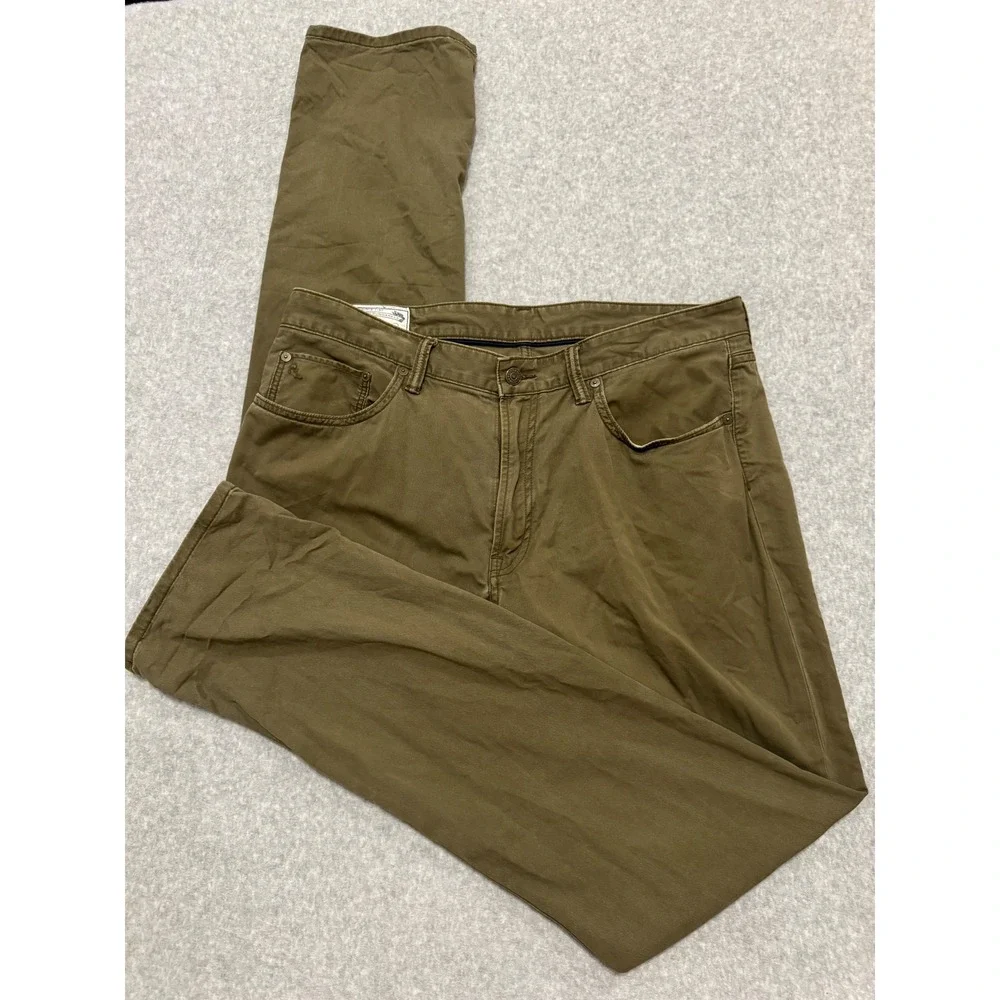 Polo Ralph Lauren Authentic Dungarees Mens 36x34 Olive Green Straight Leg Pants